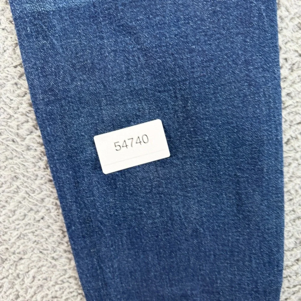 J.Crew 770 Jeans Mens 30x30 Blue Cotton Denim Straight Faded Whiskered Stretch